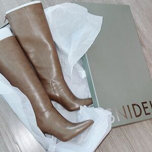 SNIDEL Heeled Long Boots Brown | Size M (JP 23–23.5cm / US 6–6.5) | New